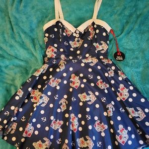 He'll Bunny Anchor Dress